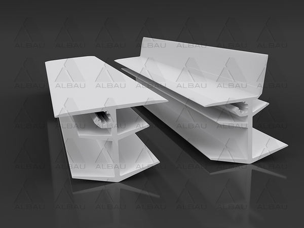 Cover profile for expansion joints - Xbau